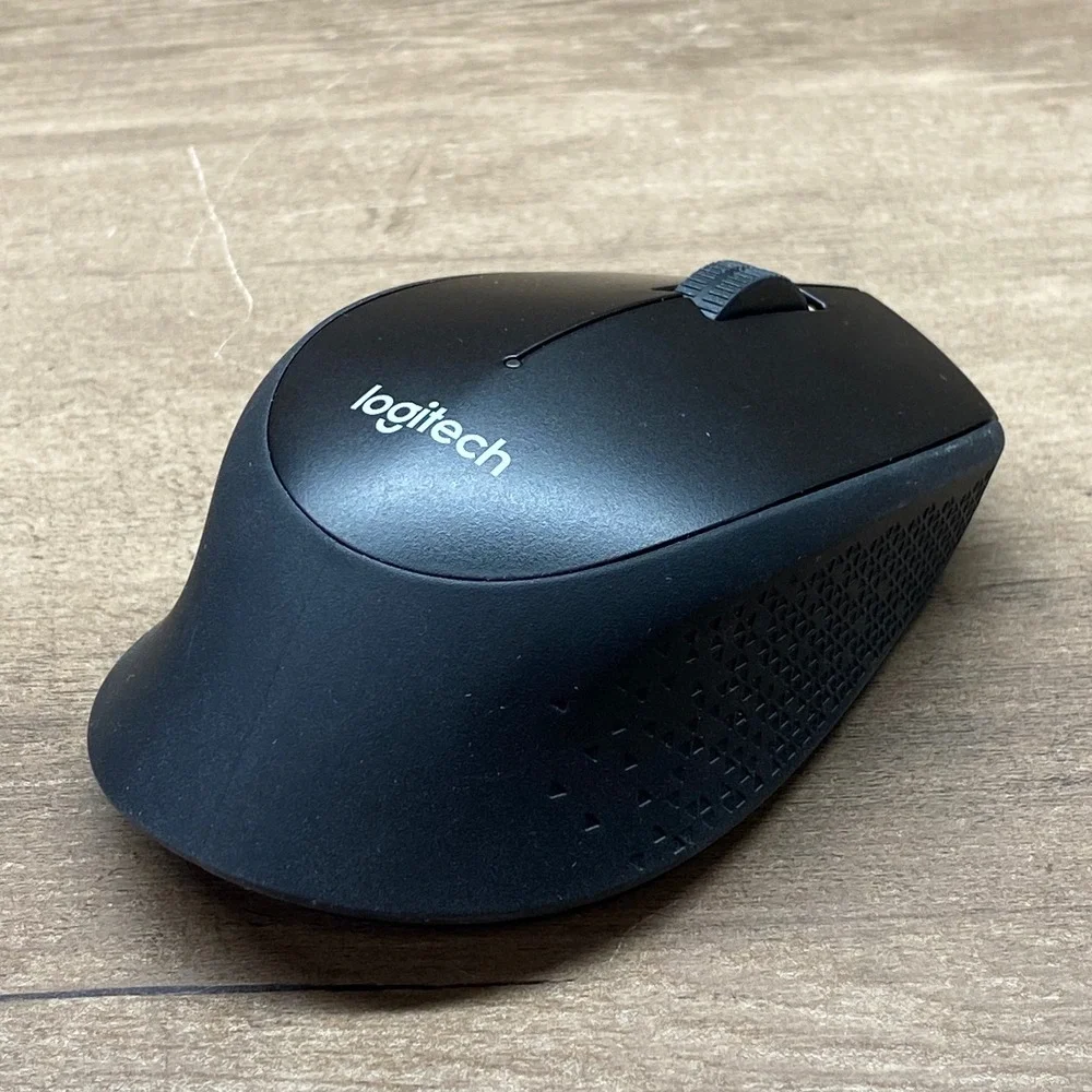 Logitech M330 Silent Plus Wireless Mouse Black w/ USB Receiver Dongle 910-004905